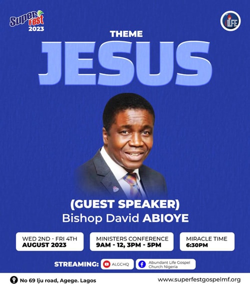 superfest 2023 Bishop David Abioye